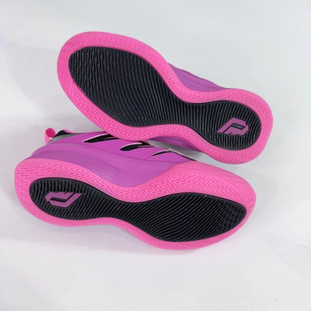 Adidas Dame Shoes Mens Size 6‎ Pink Black Basketball Sneakers Mid Top AJP7660